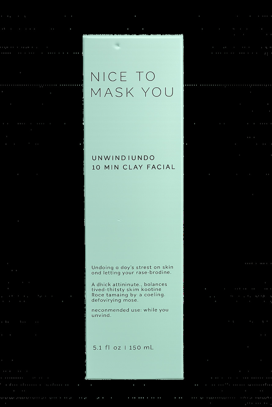 Sun + Moon Nice To Mask You 10 Min Clay Mask 5.1 fl oz NEW Unwind Undo Detoxify